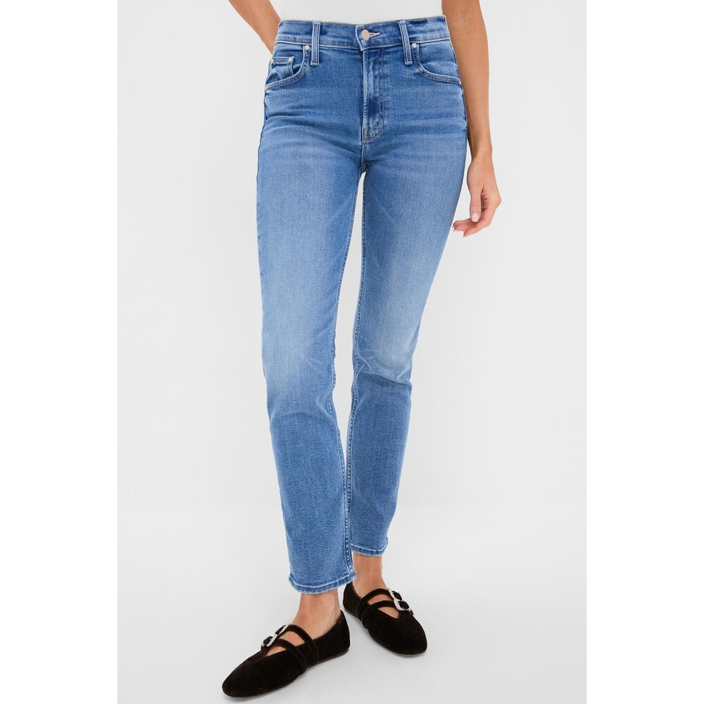 Mother Mid Rise Rider Hover Swing And A Miss Womens Jeans Sz 24 NWT